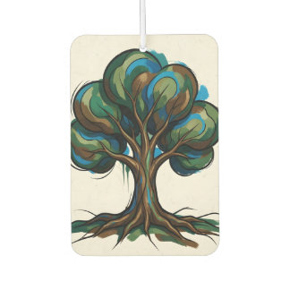 Ambientador Arte juguetón de árbol abstracto