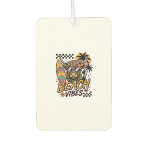 Ambientador Arte vectorial de verano de vaca de Highland con v