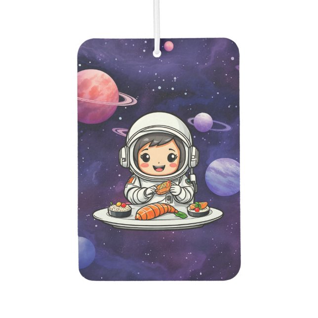 Ambientador Astronautas comiendo sushi (Anverso)