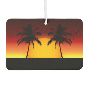 Ambientador Atardecer tropical con palmeras