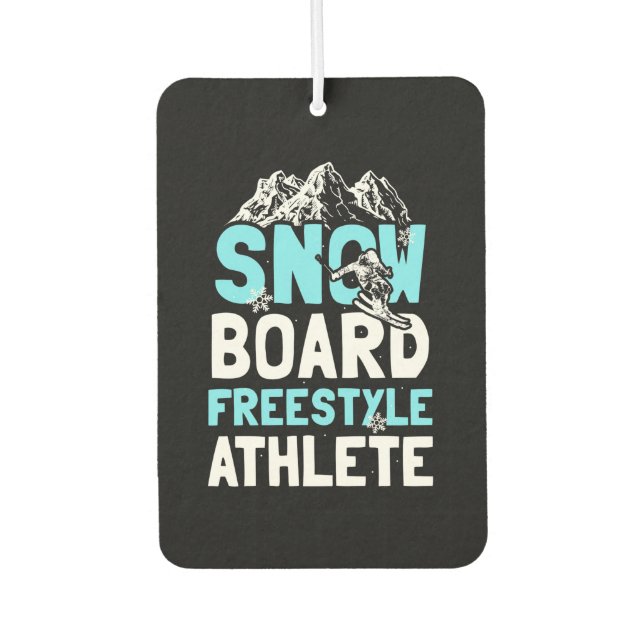 Ambientador Atleta estilo libre Snowboard (Anverso)