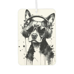 Ambientador Auriculares Guay Dog Mascotas cortos Tinta blanca