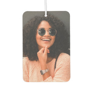 Ambientador auto fotográfico simple personalizado Air Freshene