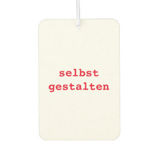 Ambientador Autolufterfrischer selbst gestalten