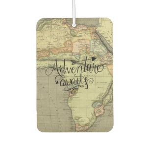 Ambientador Aventura Vintage Espera Mapa del Mundo Antiguo