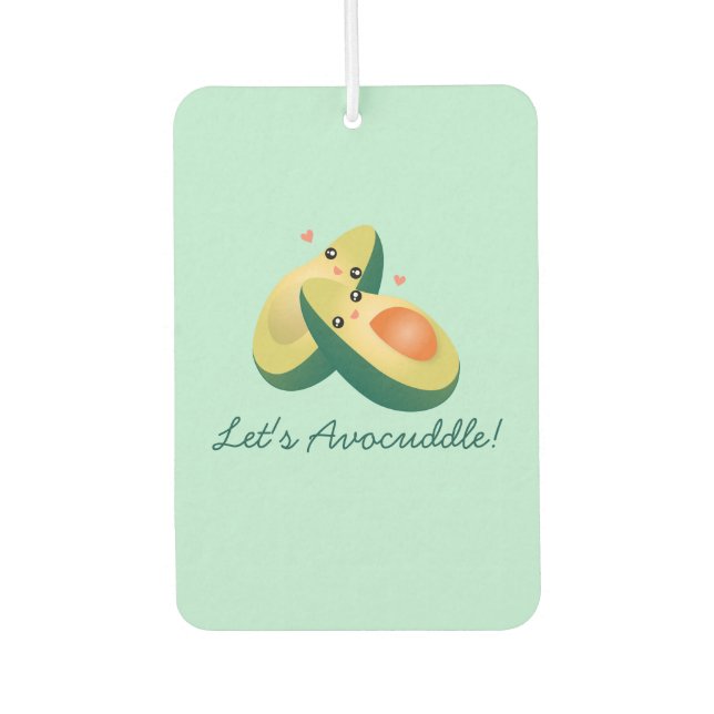 Ambientador Avocuddle Humor gracioso aguacates (Anverso)