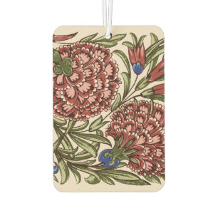 Ambientador Azulejo de Flor de Clavel Antiguo Rústico Arte De