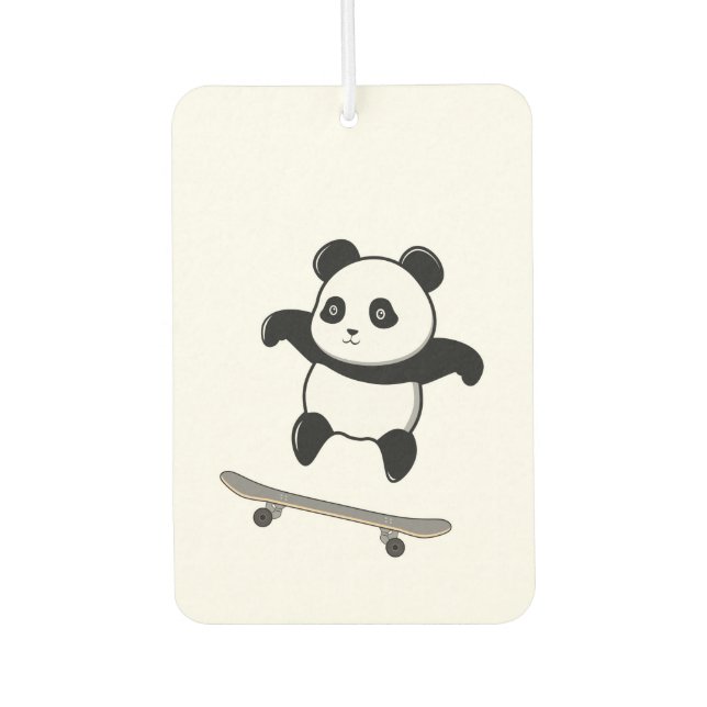 Ambientador Baby Panda Skateboard (Anverso)