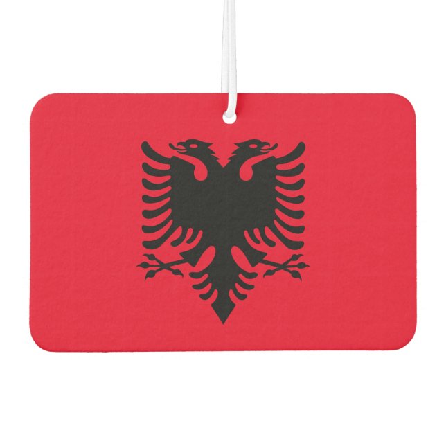 Ambientador Bandera albanesa (Anverso)