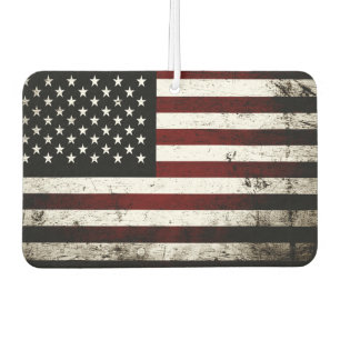 Ambientador Bandera americana del Grunge negro