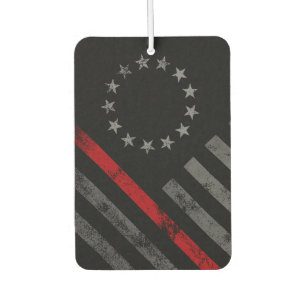 Ambientador Bandera Americana Vintage Línea Roja