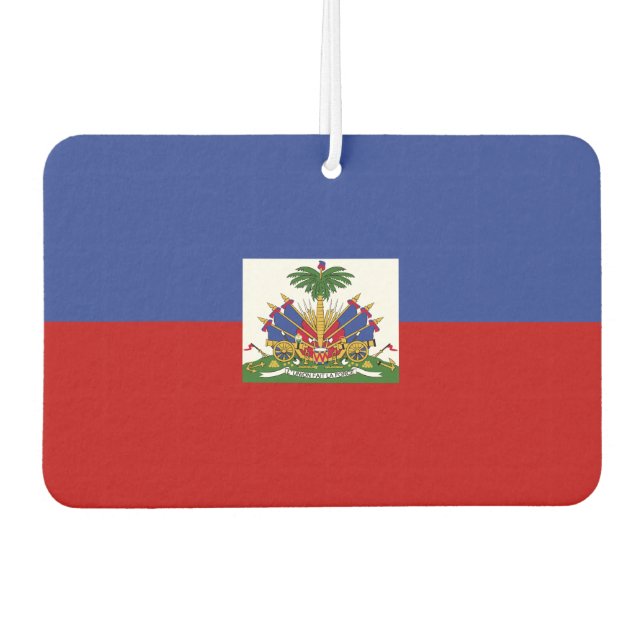 Ambientador Bandera clásica haitiana (Anverso)