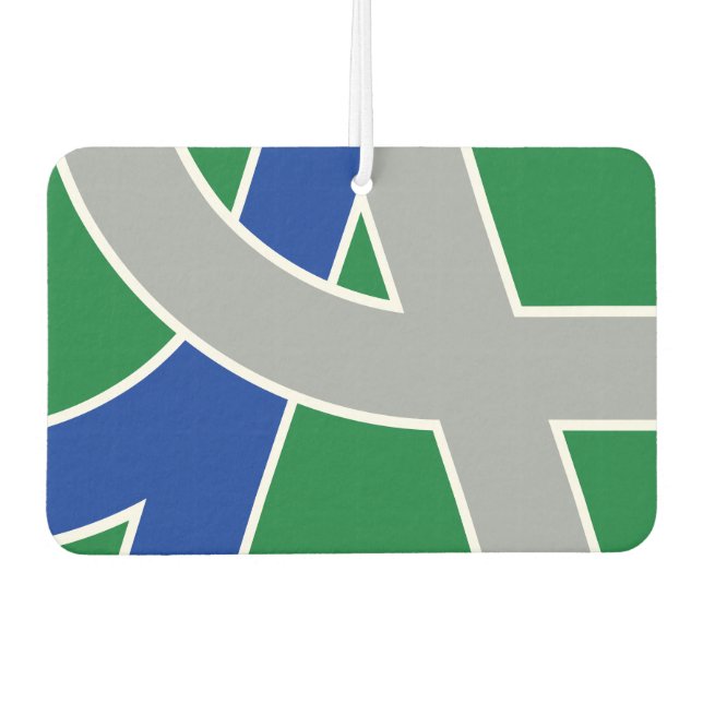 Ambientador Bandera de Albany, Oregón (Anverso)