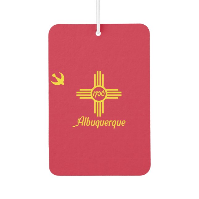 Ambientador Bandera de Albuquerque, Nuevo México (Anverso)