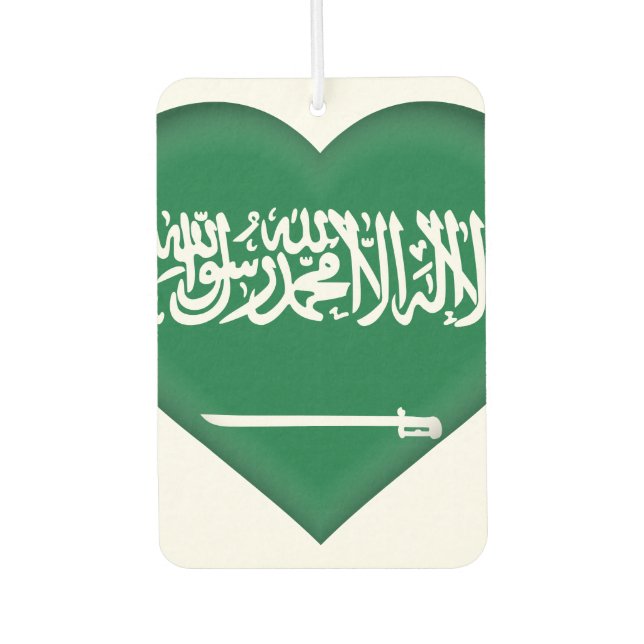 Ambientador Bandera de Arabia Saudita (Anverso)