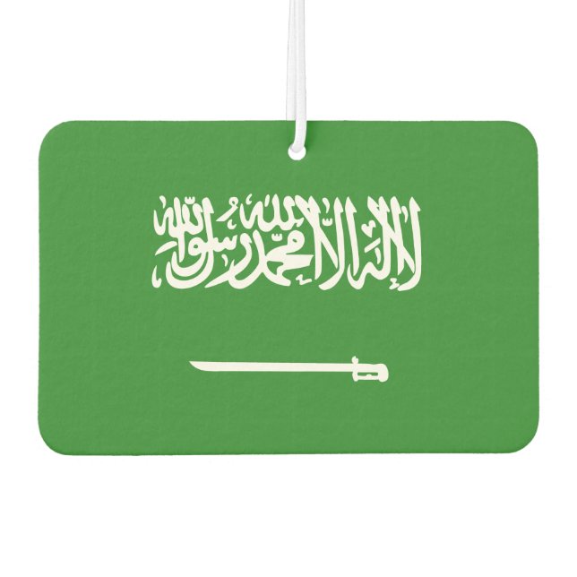 Ambientador Bandera de Arabia Saudita (Anverso)