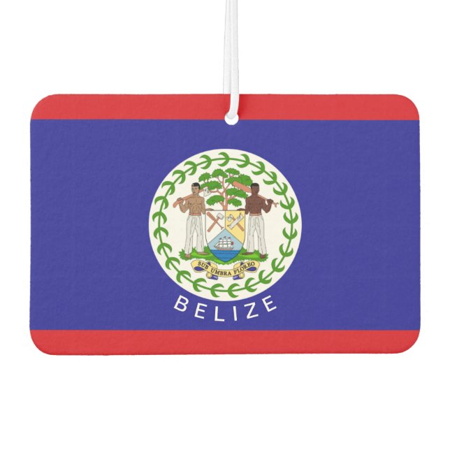 Ambientador Bandera de Belice (Anverso)