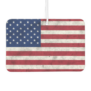 Ambientador bandera de EE. UU. vintage rojo blanco azul Améric