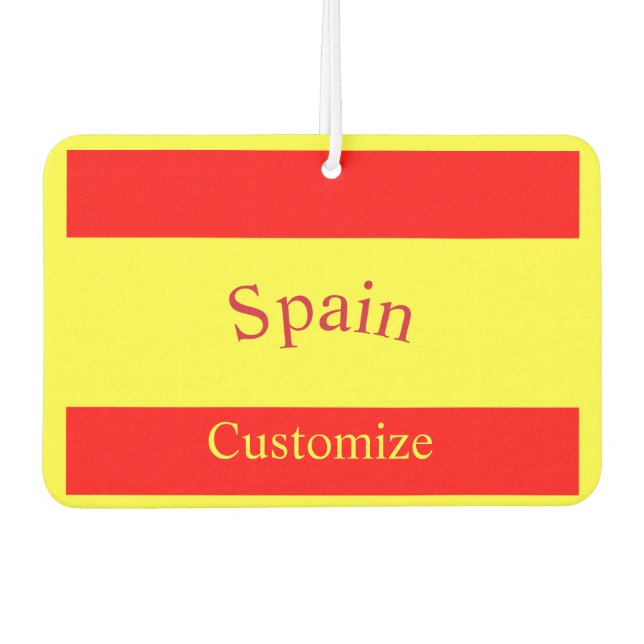 Ambientador Bandera de España Thunder_Cove (Anverso)