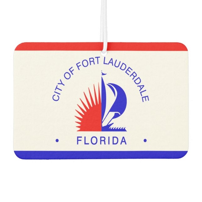 Ambientador Bandera de Fort Lauderdale (Anverso)