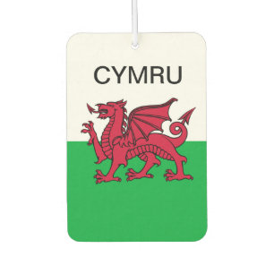 Ambientador Bandera de Gales dragón rojo Cymru Partido galés