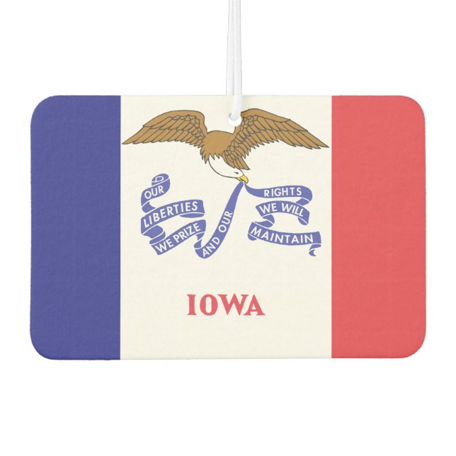 Ambientador Bandera de IOWA - (Anverso)