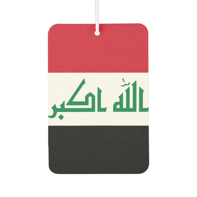 Ambientador Bandera de Iraq (Anverso)