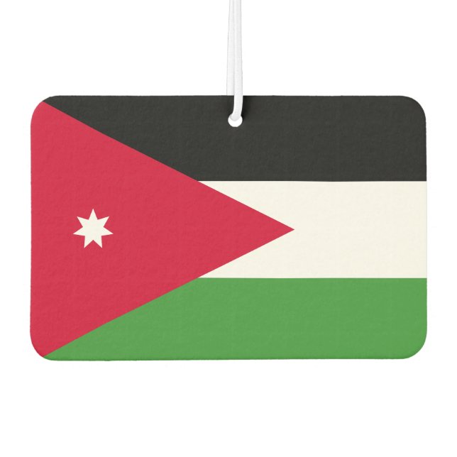 Ambientador Bandera de Jordania (Anverso)