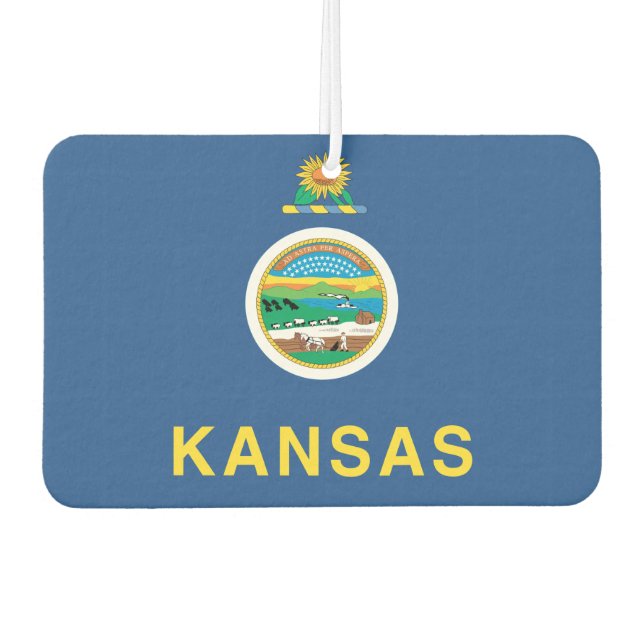 Ambientador Bandera de KANSAS - (Anverso)