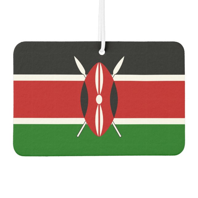 Ambientador Bandera de Kenia (Anverso)