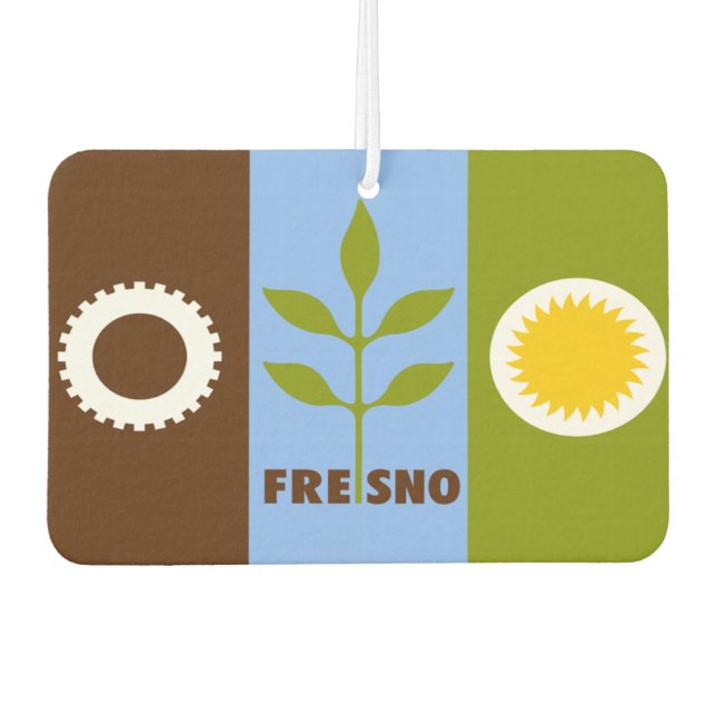Ambientador Bandera de la ciudad de Fresno (Anverso)