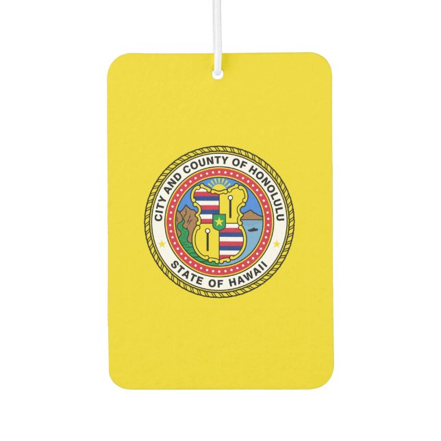 Ambientador Bandera de la ciudad de Honolulu, Clip del Gorra d (Anverso)