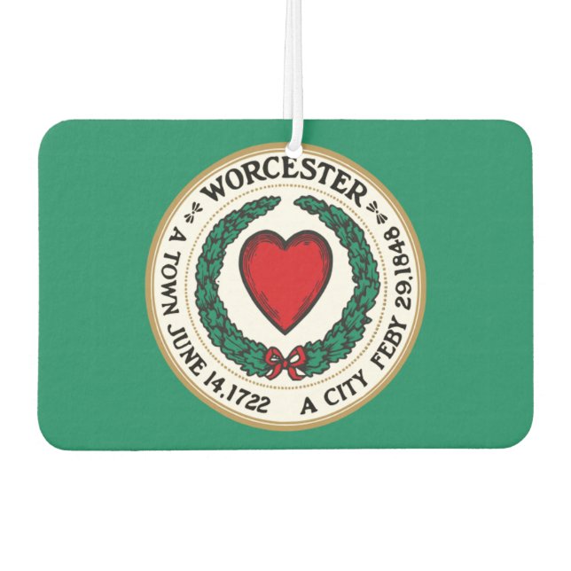 Ambientador Bandera de la ciudad de Worcester (Anverso)