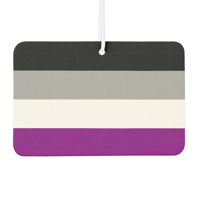 Ambientador Bandera de Orgullo Asexual (Anverso)