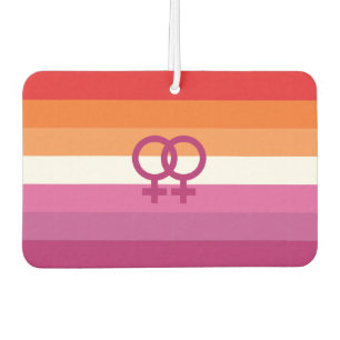 Ambientador Bandera de orgullo lésbico WLW