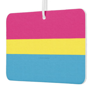 Ambientador bandera de orgullo pansexual SlipperyJoe rosa ámba