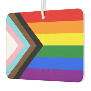 Ambientador Bandera de orgullo progresista de SlipperyJoe's se