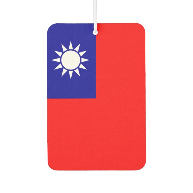 Ambientador Bandera de Taiwán: República de China, Taipei chin (Anverso)