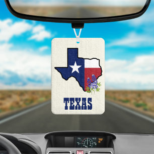 Ambientador Bandera de Texas y Bluebonnet de flores