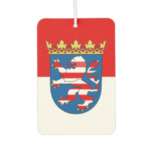 Ambientador Bandera del botón Pinback de Hesse