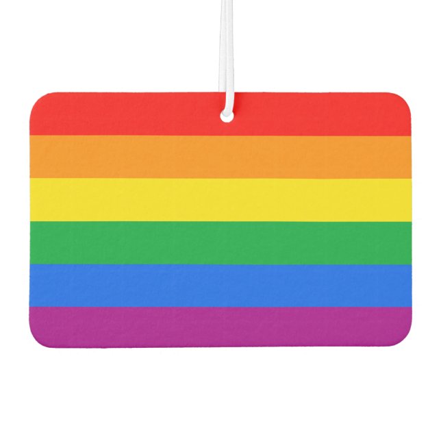 Ambientador Bandera del orgullo gay LGBTQ+ (Anverso)