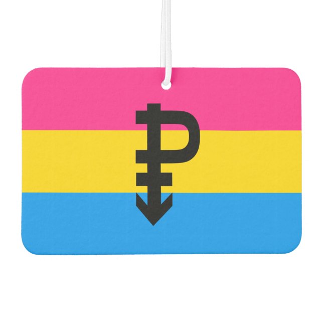 Ambientador Bandera del Orgullo Pansexual (Anverso)