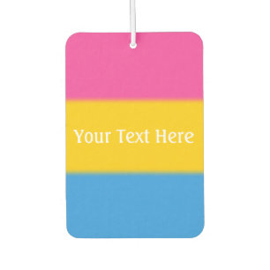 Ambientador Bandera del orgullo pansexual caído