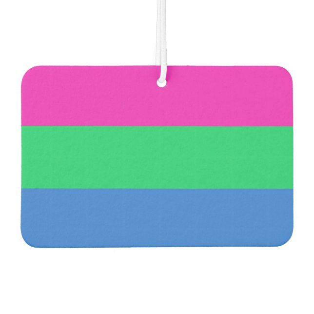 Ambientador Bandera del Orgullo Polisexual (Anverso)