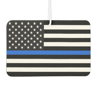 Ambientador Bandera estadounidense delgada de la línea azul