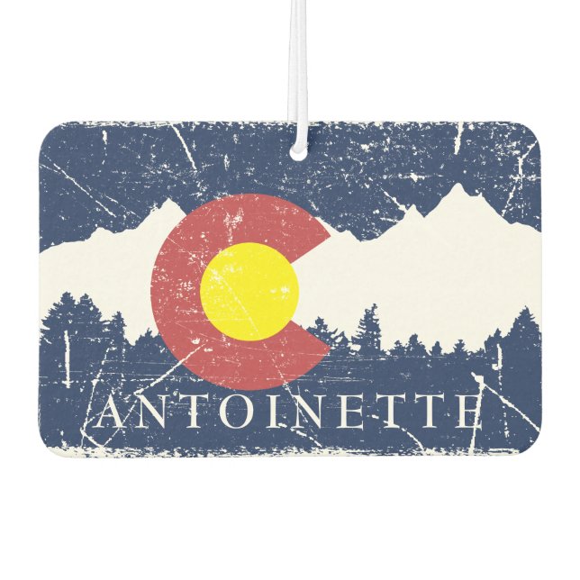 Ambientador Bandera Estatal de Colorado (Anverso)