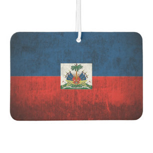 Ambientador Bandera Grunge De Haití