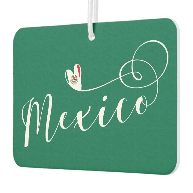 Ambientador Bandera Mexicana En El Corazón, Amo México (Izquierda)