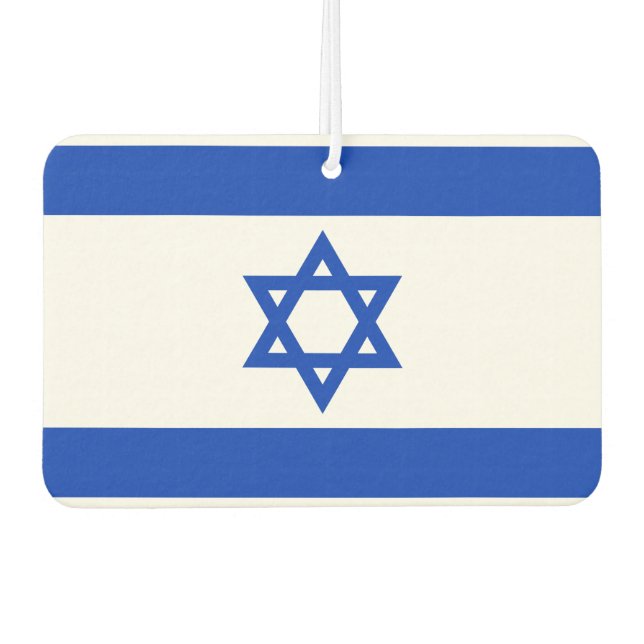 Ambientador Bandera mundial nacional de Israel (Anverso)