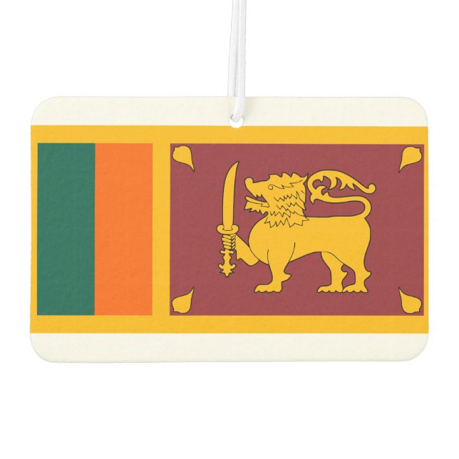 Ambientador Bandera nacional mundial de Sri Lanka (Reverso)